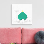 Madina Islamitisch canvas kunstwerk (Insitu (Woonkamer))