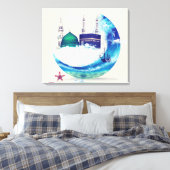 Madina mecca Art de la toile islamique conception (Insitu(Chambre))