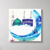 Madina mekka islamitisch canvas kunst ontwerp oost (Voorkant)
