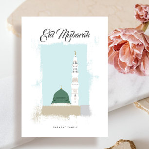 Madinah al-Munawwarah Eid Mubarak wenskaart Kaart