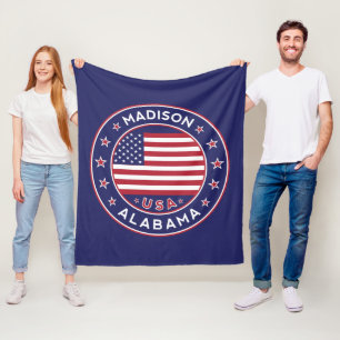 Madison, Alabama Fleece Deken