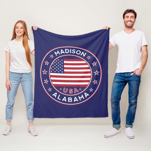 Madison, Alabama Fleece Deken (In situ)