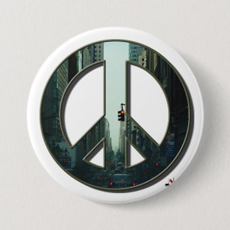 Madison Avenue Peace Button