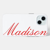 Madison - beau coque iphone (Verso (horizontal))