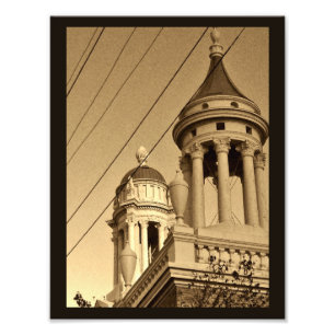 Madison Church Steeples Foto Afdruk