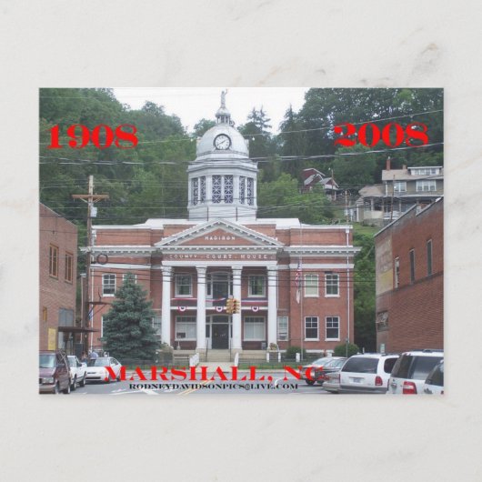Madison County Courthouse Briefkaart (Voorkant)