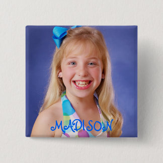 Madison Gerlach, MADISON Vierkante Button 5,1 Cm