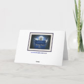 Madison la carte de Noël Black Labrador (Dos)