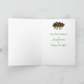 Madison la carte de Noël Black Labrador (Intérieur)