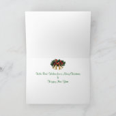 Madison la carte de Noël noire de Labrador (Intérieur)