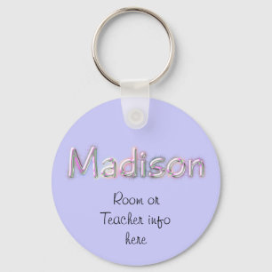 Madison Name Tag Sleutelhanger