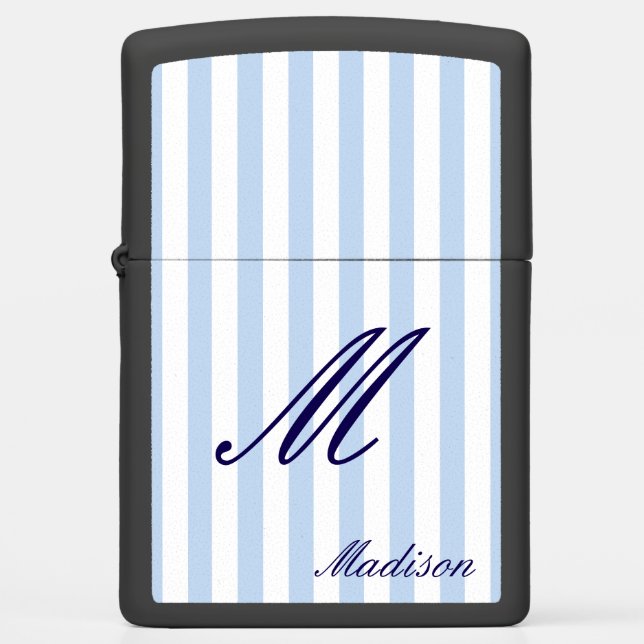 Madison Premium Blue Stripes Editie – M Initiaal (Voorkant)
