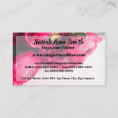 Madison Professional Floral Carte de visite (Dos)