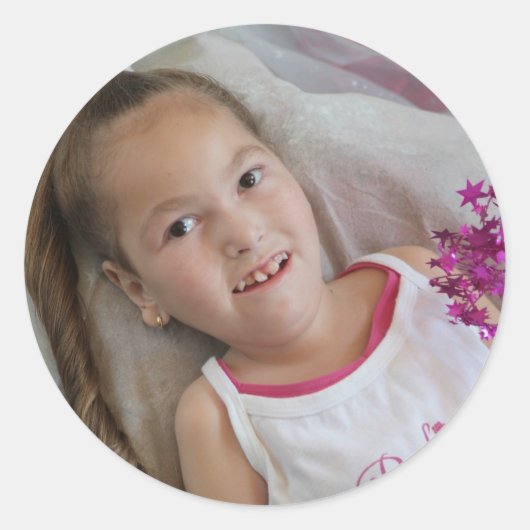 Madison Ronde Sticker (Voorkant)