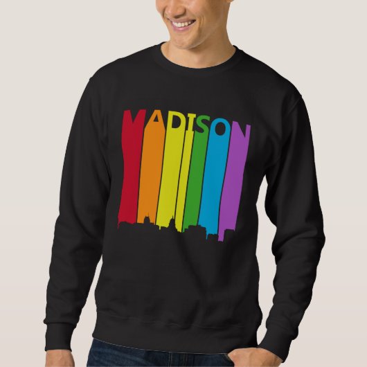 Madison Skyline LGBT Pride Trui (Voorkant)