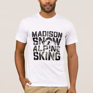 Madison sneeuwskiën t-shirt