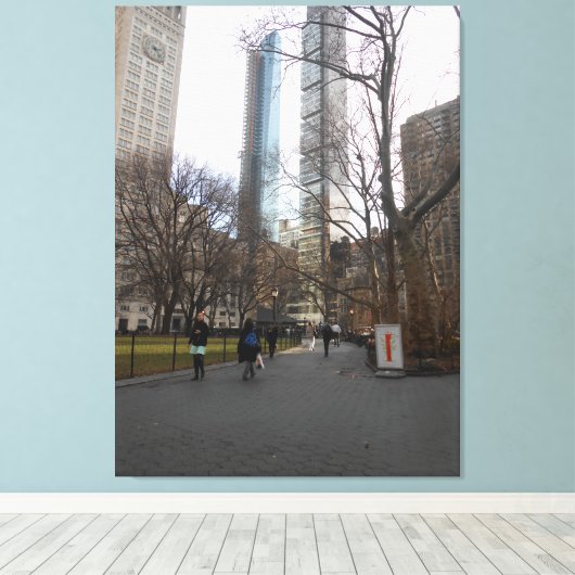 Madison Square Park, New York, Verenigde Staten Canvas Afdruk (Insitu (Houten vloer))