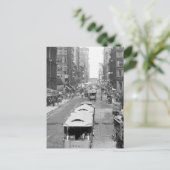 Madison Street, Chicago, 1900 Briefkaart (Staand voorkant)