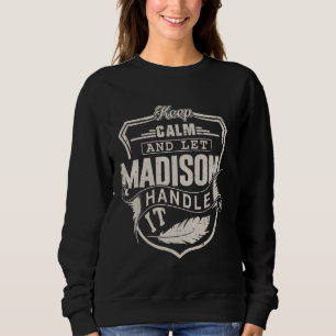 Madison Voornaam Shirt Madison Naam Verjaardag
