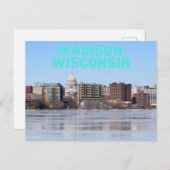 Madison, Wisconsin Briefkaart (Voorkant / Achterkant)