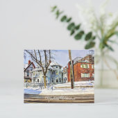 Madison, Wisconsin Briefkaart (Staand voorkant)