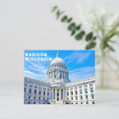 Madison Wisconsin Briefkaart Souvenir (Staand voorkant)