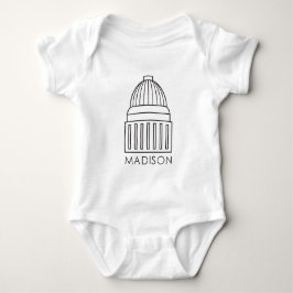 Madison Wisconsin Capitol Building Romper
