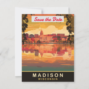 Madison Wisconsin Capitol Trouw Uitnodiging