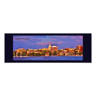 Madison, Wisconsin Foto Afdruk
