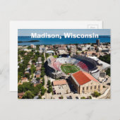 Madison Wisconsin La Carte Postale Capitol (Devant / Derrière)