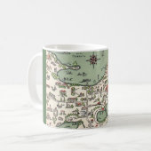  Madison Wisconsin Lakes Map Mug (Devant gauche)