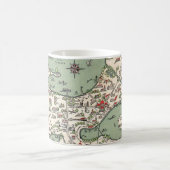  Madison Wisconsin Lakes Map Mug (Centre)