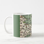  Madison Wisconsin Lakes Map Mug (Gauche)