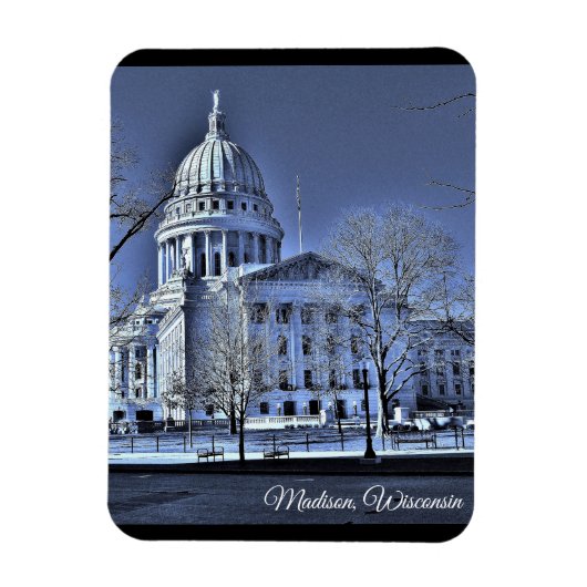 Madison, Wisconsin Magneet (Verticaal)
