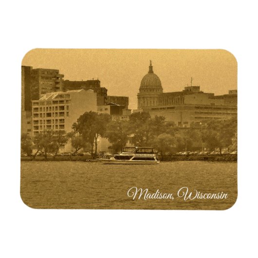 Madison, Wisconsin Magneet (Horizontaal)