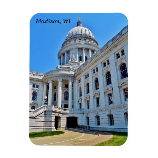 Madison, Wisconsin Magneet (Verticaal)