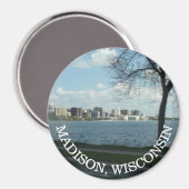 Madison, Wisconsin Magnet souvenir (Recto/Verso)