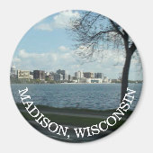 Madison, Wisconsin Magnet souvenir (Devant)