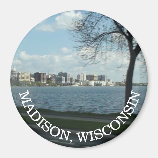 Madison, Wisconsin Magnet souvenir (Devant)