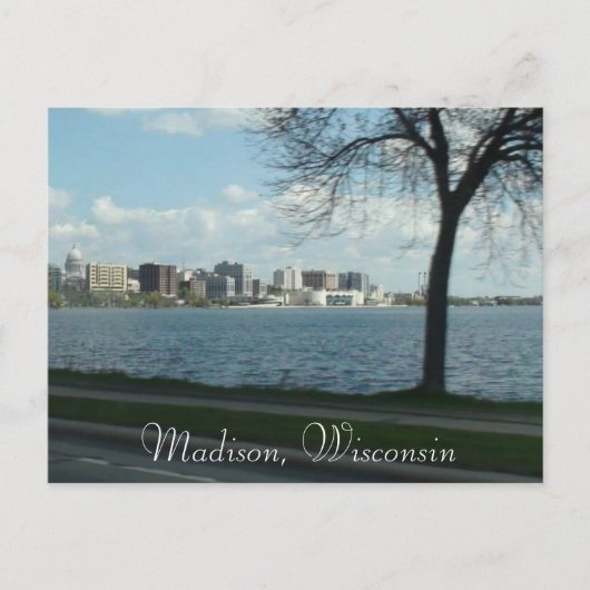 Madison Wisconsin Photo Capitol Carte postale (Devant)