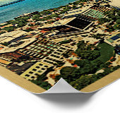 Madison Wisconsin Poster Vintage Travel Skyline (Hoek)