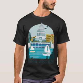 Madison Wisconsin Skyline Pullover