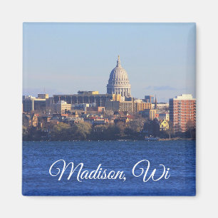 Madison, Wisconsin Souvenir Keepslag Magneet