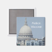 Madison, Wisconsin State Capitol Magneet (Voorkant / Achterkant)