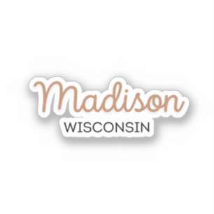 Madison Wisconsin Sticker