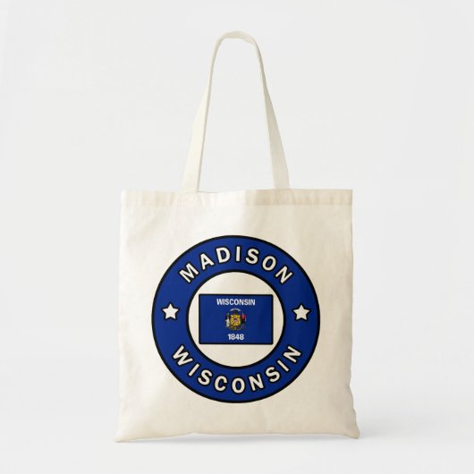 Madison Wisconsin Tote Bag (Voorkant)