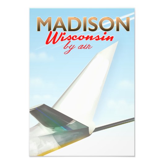 Madison Wisconsin USA  flight poster (Voorkant)