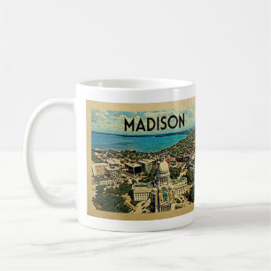 Madison Wisconsin Vintage Travel Koffiemok