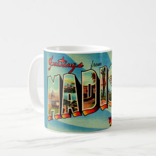 Madison Wisconsin Wenskaart Koffiemok