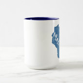 Madison, Wisconsin Wood Grain Mok (Midden)